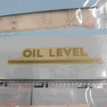 Autocolante Oil Level ( Nível Óleo)